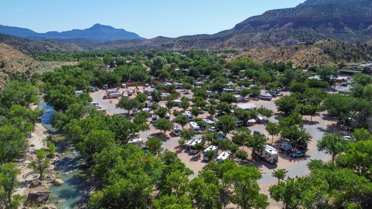 Aerial with Virgin River